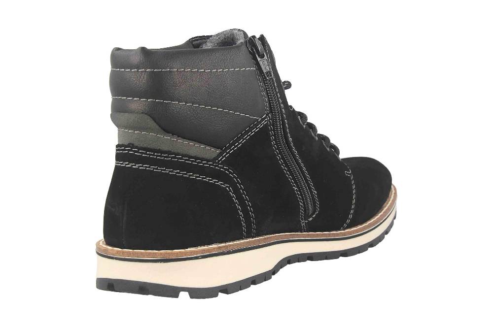 Rieker Stiefel In Übergrößen Schwarz F8424-00 Große Herrenschuhe
