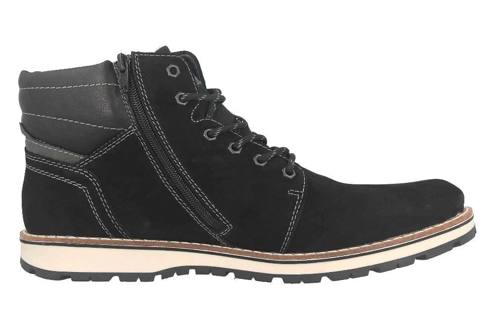 Rieker Stiefel In Übergrößen Schwarz F8424-00 Große Herrenschuhe