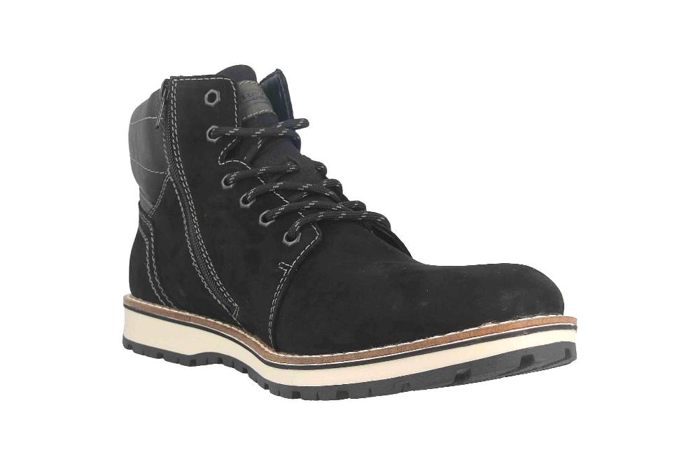 Rieker Stiefel In Übergrößen Schwarz F8424-00 Große Herrenschuhe