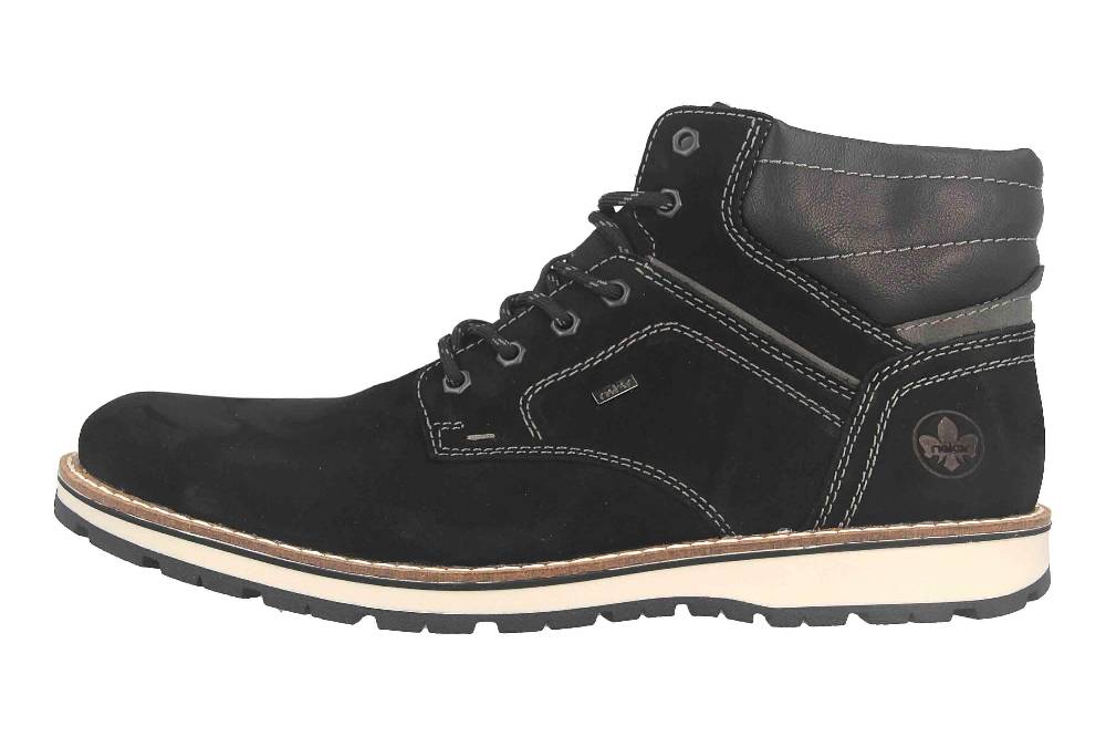 Rieker Stiefel in Übergrößen Schwarz F8424-00 große Herrenschuhe