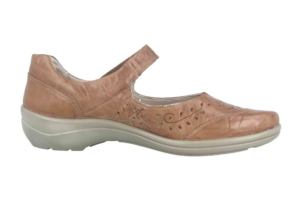 Romika Cassie 54 Ballerina In Übergrößen Beige 76454 40 200 Große Damenschuhe