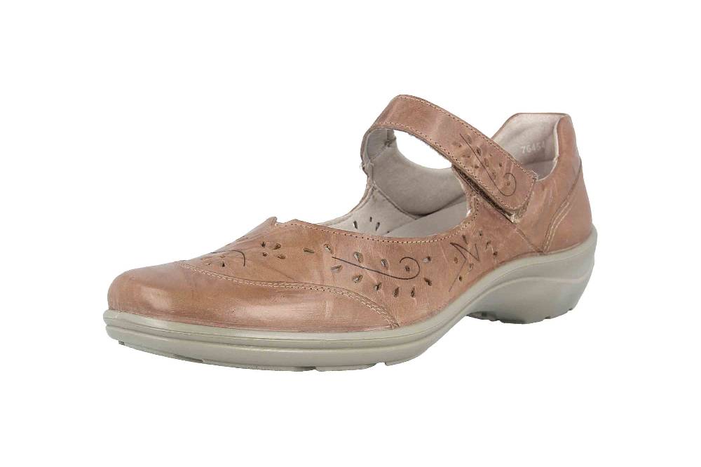 Romika Cassie 54 Ballerina In Übergrößen Beige 76454 40 200 Große Damenschuhe