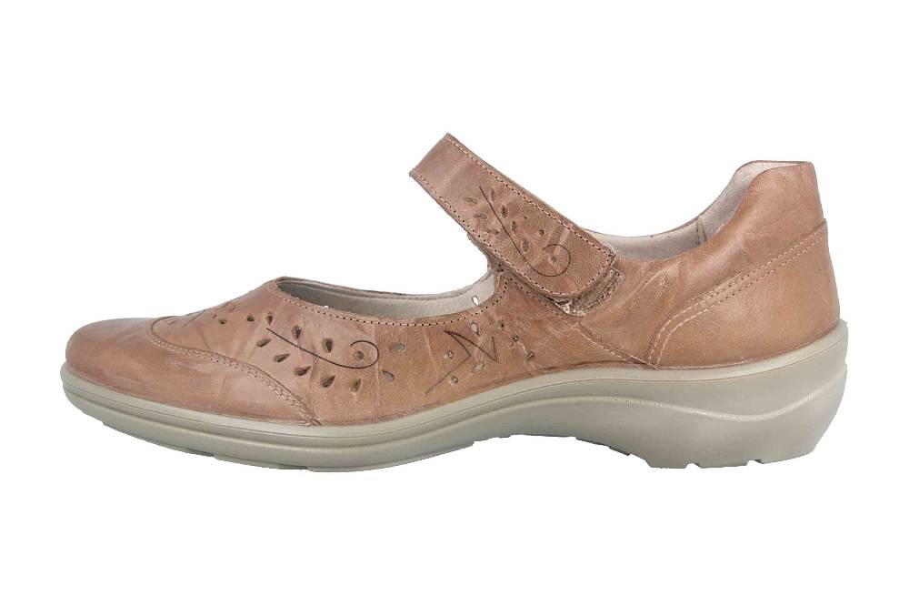 Romika Cassie 54 Ballerina in Übergrößen Beige 76454 40 200 große Damenschuhe