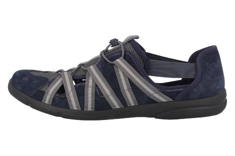 Romika Halbschuhe In Übergrößen Blau 17201 32 506 Große Damenschuhe