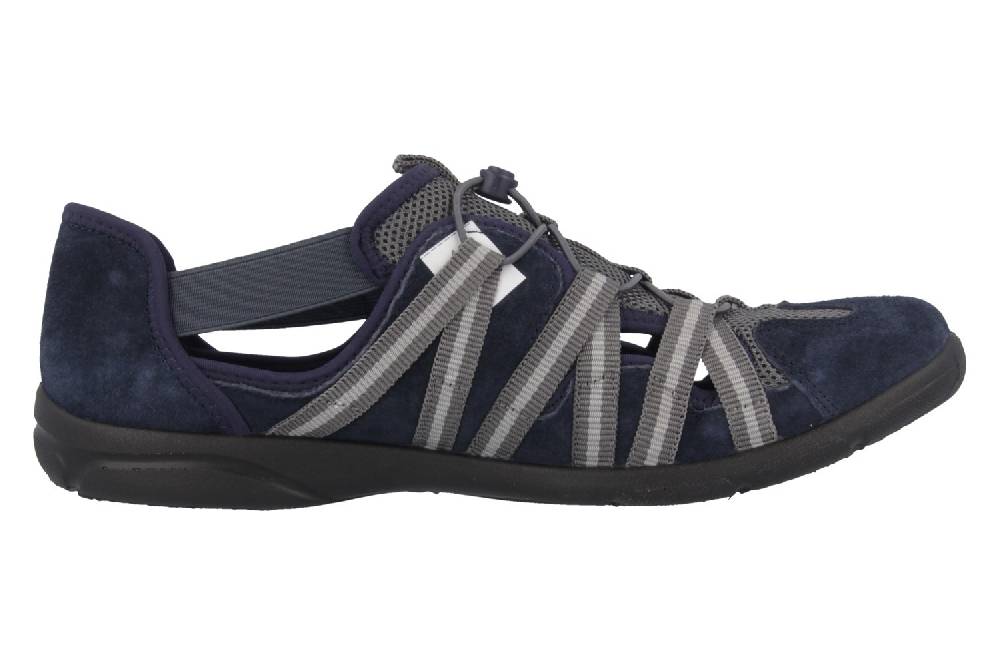 Romika Halbschuhe In Übergrößen Blau 17201 32 506 Große Damenschuhe