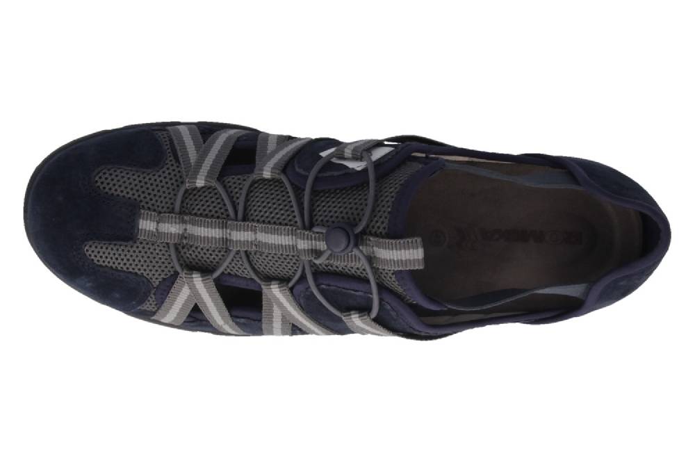 Romika Halbschuhe In Übergrößen Blau 17201 32 506 Große Damenschuhe