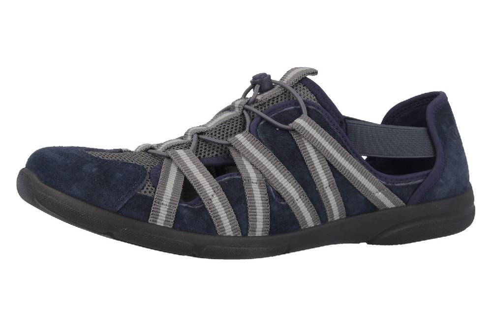 Romika Halbschuhe in Übergrößen Blau 17201 32 506 große Damenschuhe