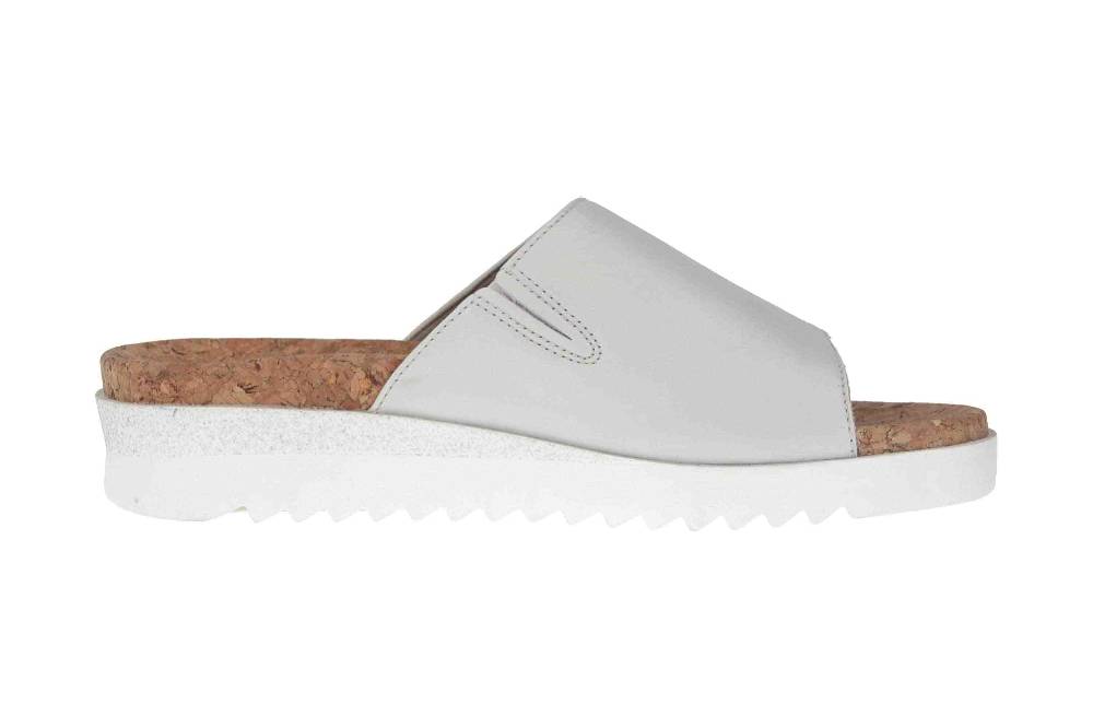 Romika Hollywood 18 Pantoletten In Übergrößen Weiß 40818 189 000 Große Damenschuhe