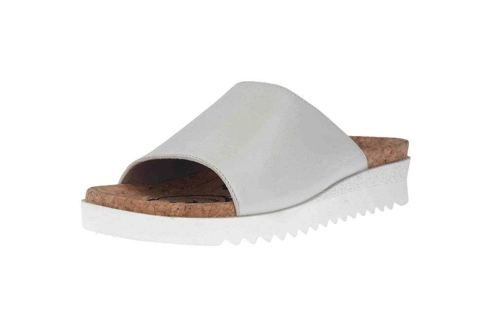 Romika Hollywood 18 Pantoletten In Übergrößen Weiß 40818 189 000 Große Damenschuhe