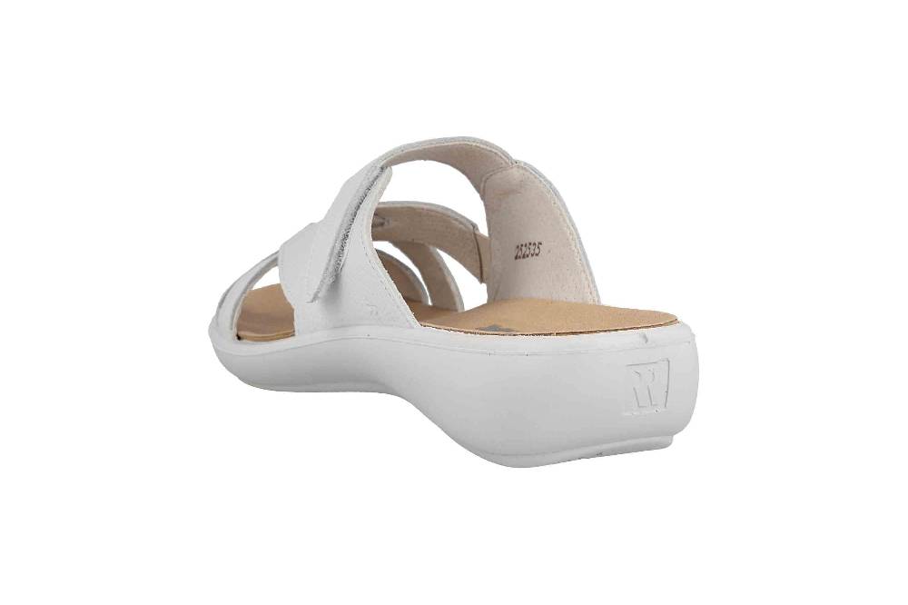 Romika Ibiza 104 Pantoletten In Übergrößen Weiß 16104 186 010 Große Damenschuhe