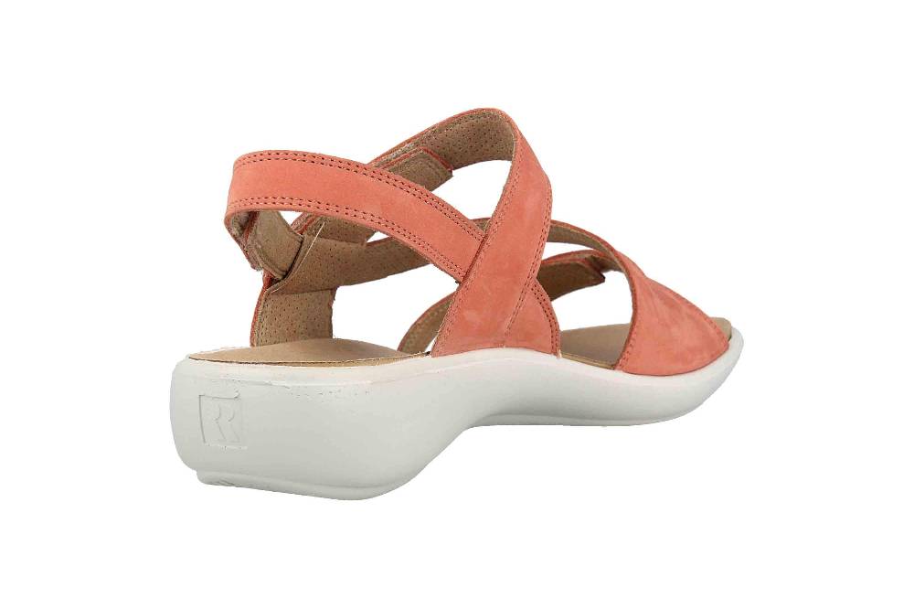 Romika Ibiza 105 Sandalen In Übergrößen Rot 16105 001 480 Große Damenschuhe