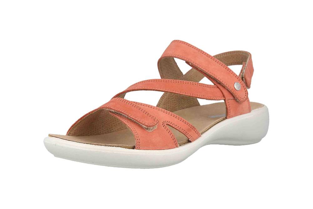 Romika Ibiza 105 Sandalen In Übergrößen Rot 16105 001 480 Große Damenschuhe