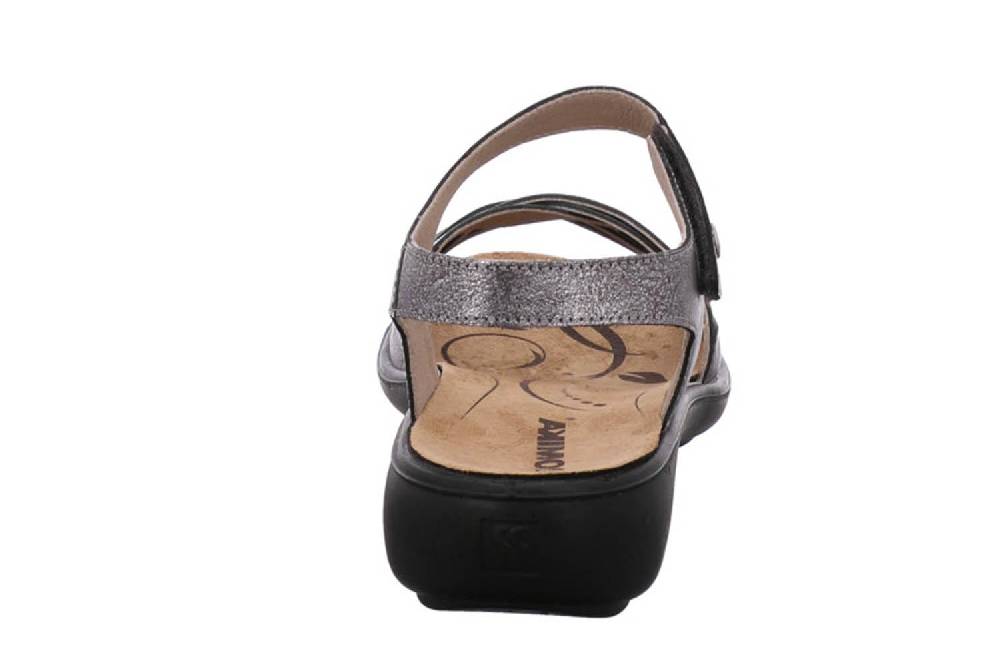 Romika Ibiza 85 Sandalen In Übergrößen Grau 16085 49 700 Große Damenschuhe