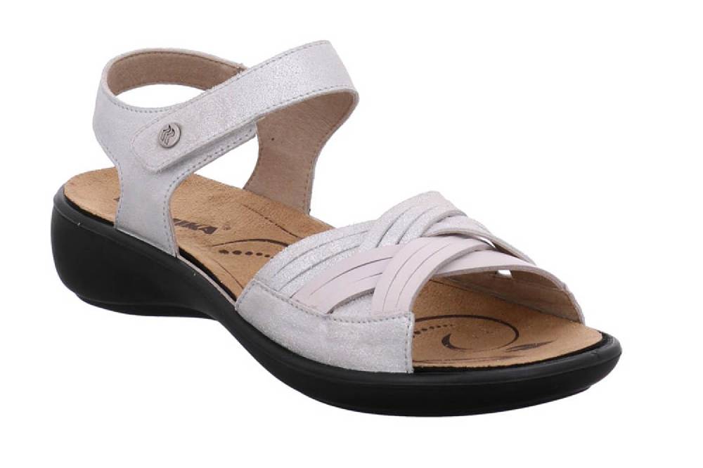 Romika Ibiza 85 Sandalen In Übergrößen Weiß 16085 49 000 Große Damenschuhe