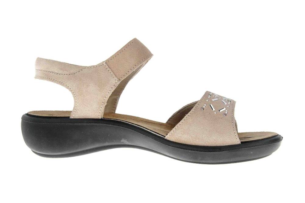 Romika Ibiza 98 Sandalen In Übergrößen Beige 16098 27 200 Große Damenschuhe