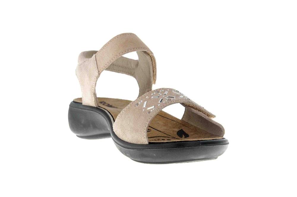 Romika Ibiza 98 Sandalen In Übergrößen Beige 16098 27 200 Große Damenschuhe