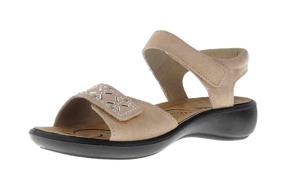 Romika Ibiza 98 Sandalen In Übergrößen Beige 16098 27 200 Große Damenschuhe