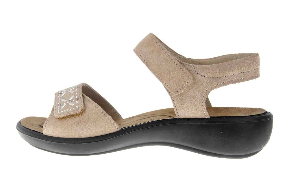Romika Ibiza 98 Sandalen in Übergrößen Beige 16098 27 200 große Damenschuhe