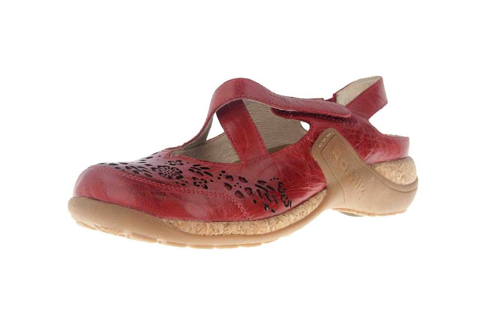 Romika Milla 125 Sandalen In Übergrößen Rot 10185 40 450 Große Damenschuhe