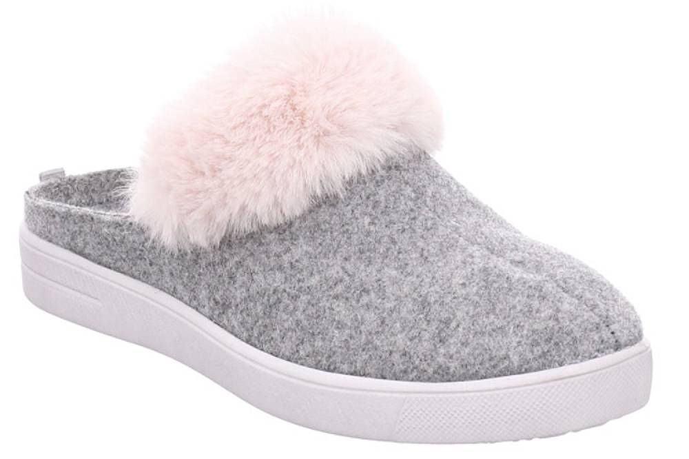 ROMIKA Nadine Home 03 Clogs & Hausschuhe In Übergrößen Grau 68703 119 721 Große Damenschuhe
