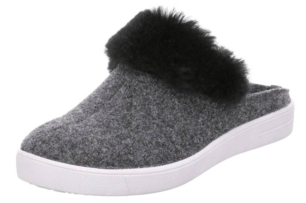 ROMIKA Nadine Home 03 Clogs & Hausschuhe in Übergrößen Grau 68703 119 711 große Damenschuhe