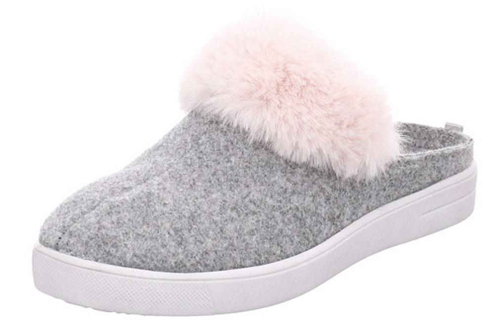 ROMIKA Nadine Home 03 Clogs & Hausschuhe in Übergrößen Grau 68703 119 721 große Damenschuhe