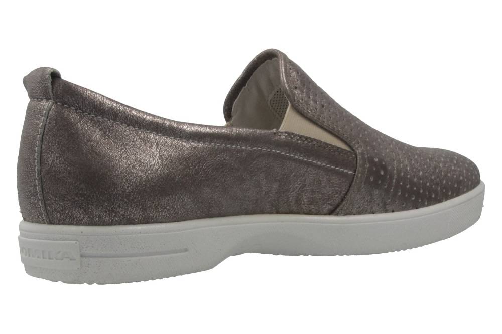 Romika Slipper Nadine 12 In Übergrößen Silber 50012 49 730 Große Damenschuhe