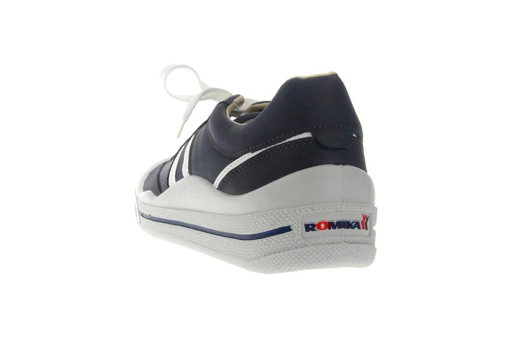 Romika Tennis Master 220 Sportschuhe In Übergrößen Blau 41010 96 503 Große Herrenschuhe