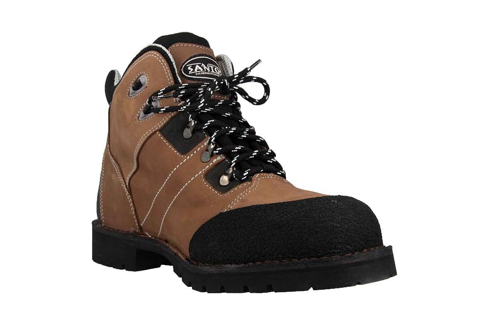 Santos Sicherheitsschuhe In Übergrößen Hellbraun A0997 Große Herrenschuhe