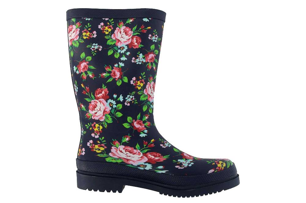 Schuhplus Gummistiefel In Übergrößen Blau Julia Große Damenschuhe