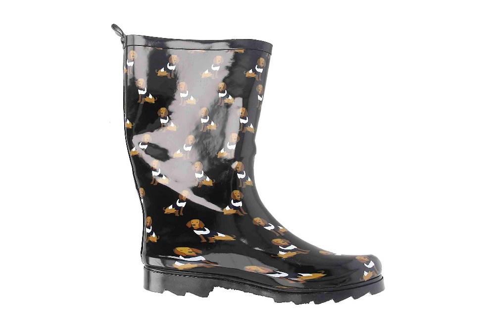 Schuhplus Gummistiefel In Übergrößen Blau Simone-Blau Große Damenschuhe