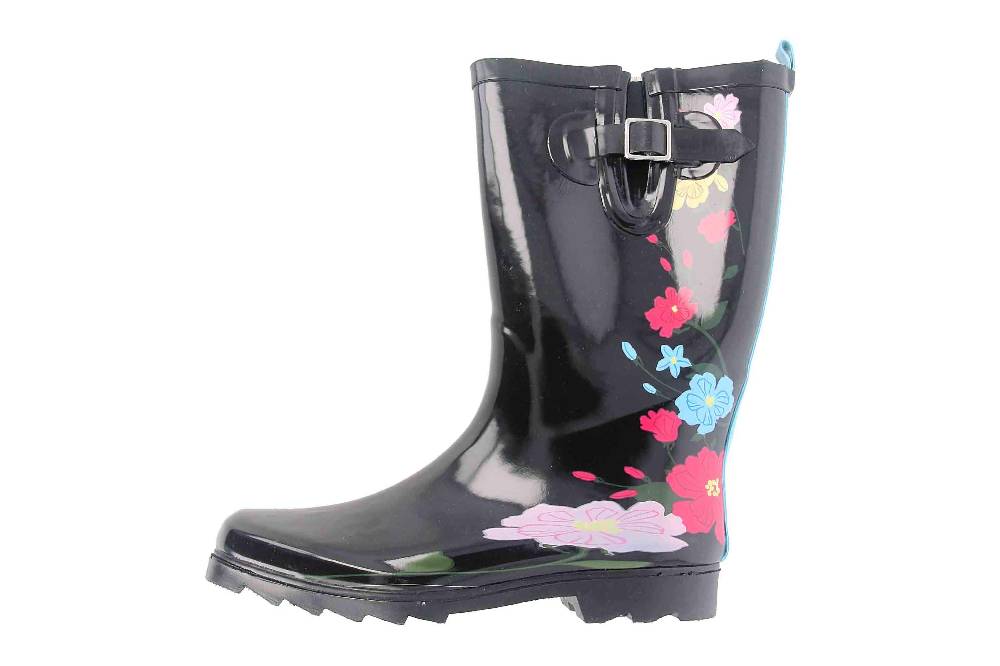 schuhplus Gummistiefel in Übergrößen Blau Simone-Blau große Damenschuhe