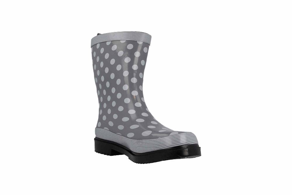 Schuhplus Gummistiefel In Übergrößen Grau Dorin-k-Grau Große Damenschuhe