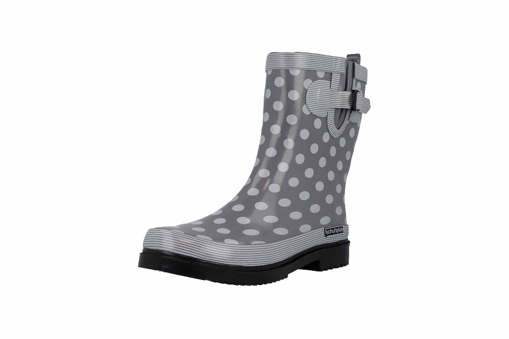 Schuhplus Gummistiefel In Übergrößen Grau Dorin-k-Grau Große Damenschuhe