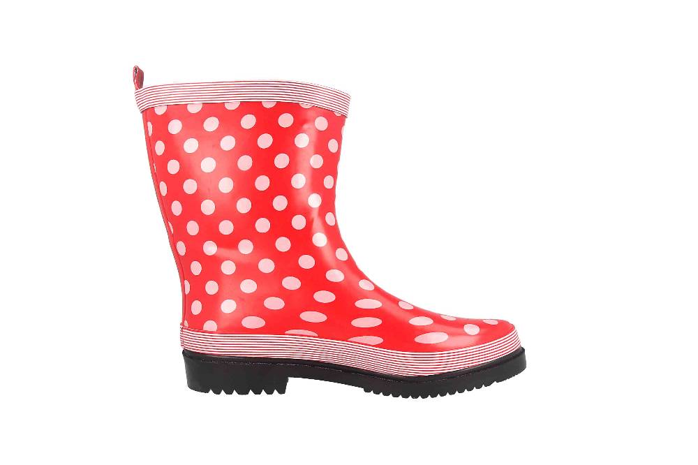 Schuhplus Gummistiefel In Übergrößen Hellrot Dorin-k-Hellrot Große Damenschuhe