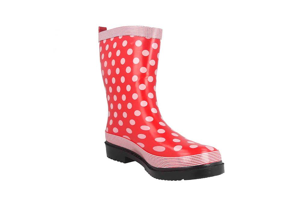Schuhplus Gummistiefel In Übergrößen Hellrot Dorin-k-Hellrot Große Damenschuhe