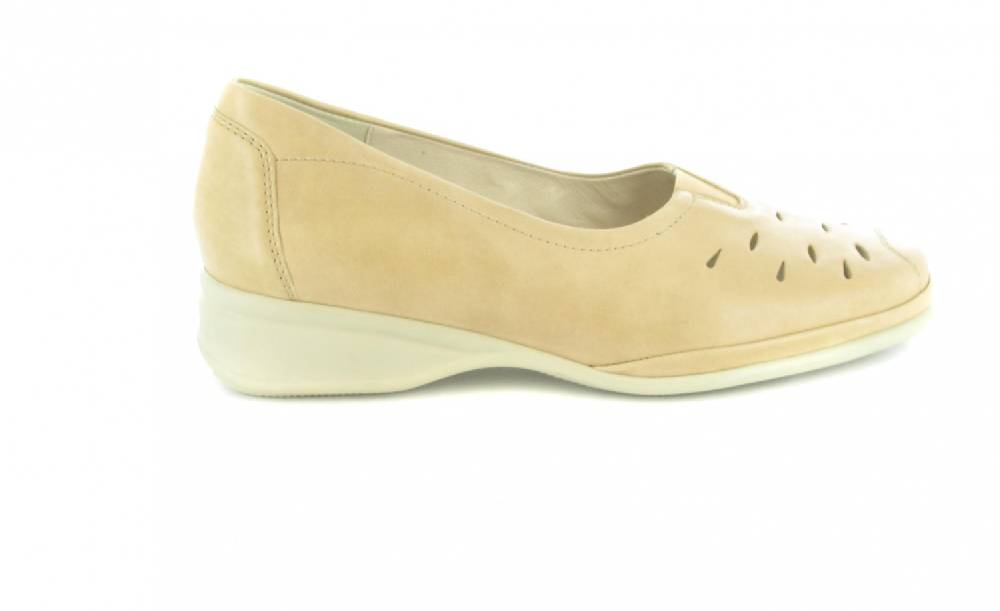 Semler Slipper In Übergrößen Beige R1855-012-032 Große Damenschuhe