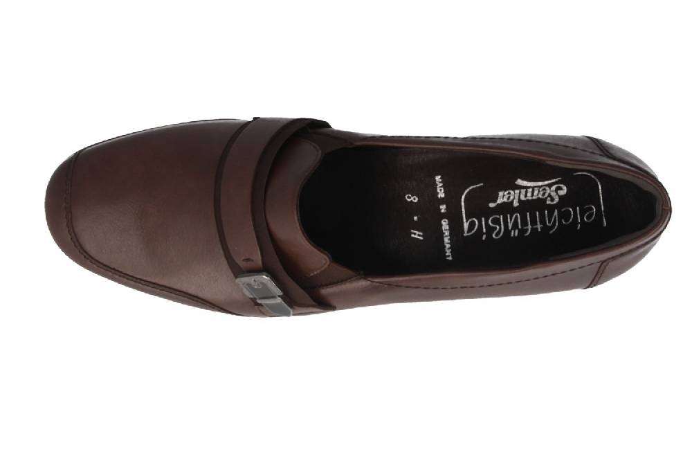 Semler Slipper In Übergrößen Braun R1205-012-045 Große Damenschuhe