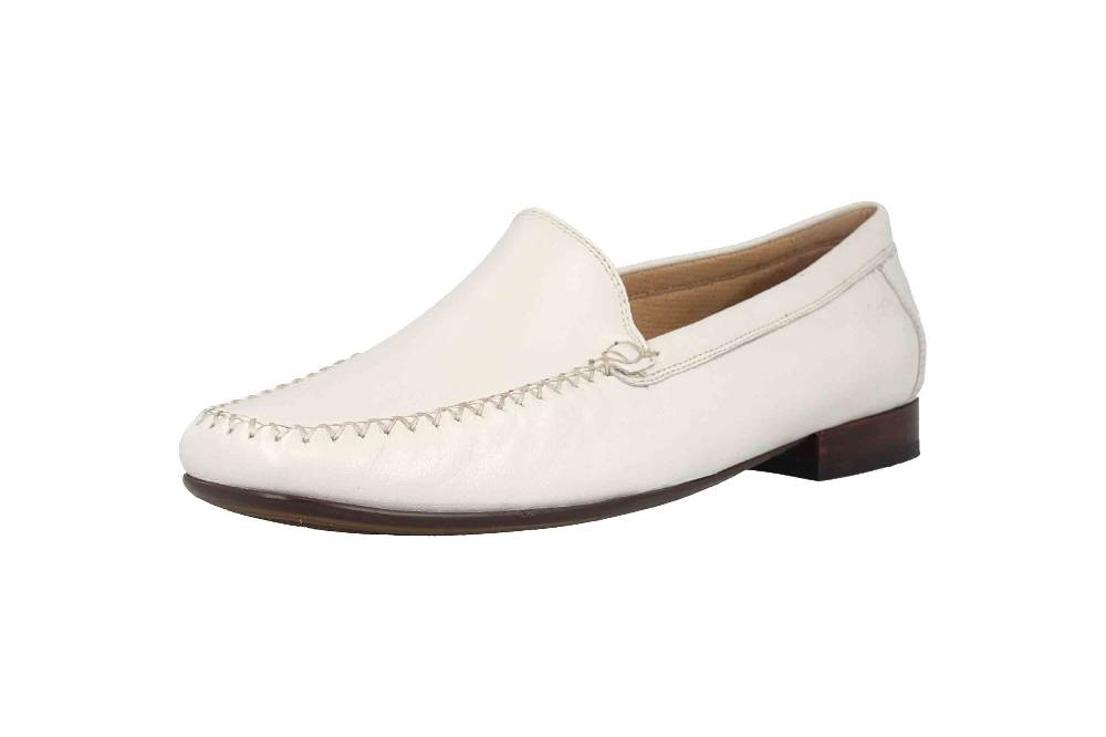 Sioux Campina Slipper In Übergrößen Weiss 63103 Große Damenschuhe