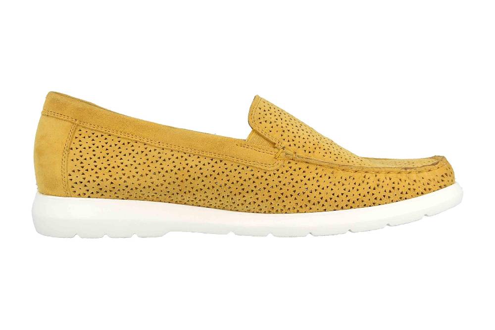 Sioux CORTIZIA-713-H Slipper In Übergrößen Gelb 64903 Große Damenschuhe