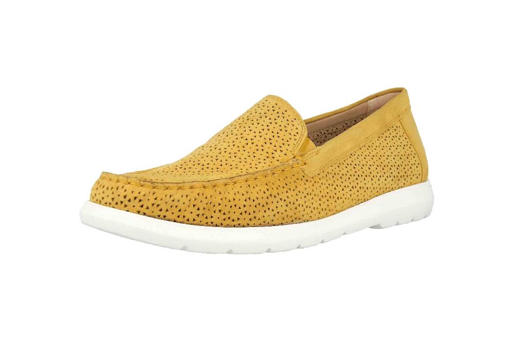 Sioux CORTIZIA-713-H Slipper In Übergrößen Gelb 64903 Große Damenschuhe