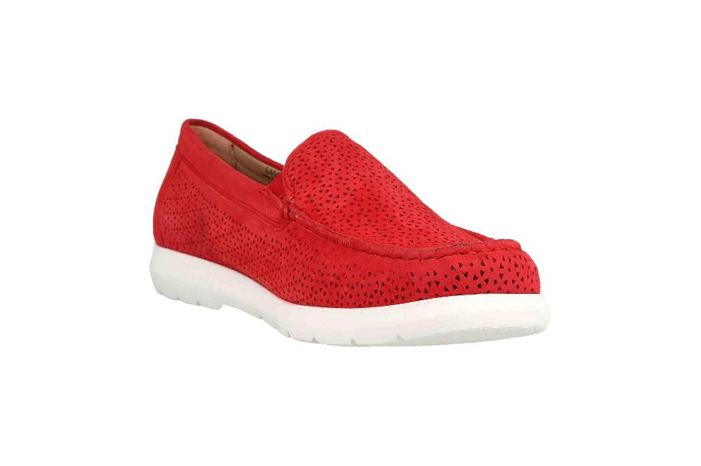 Sioux CORTIZIA-713-H Slipper In Übergrößen Rot 64902 Große Damenschuhe