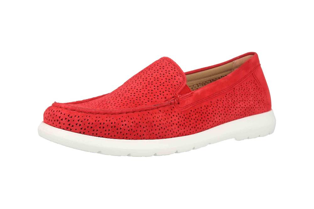 Sioux CORTIZIA-713-H Slipper In Übergrößen Rot 64902 Große Damenschuhe