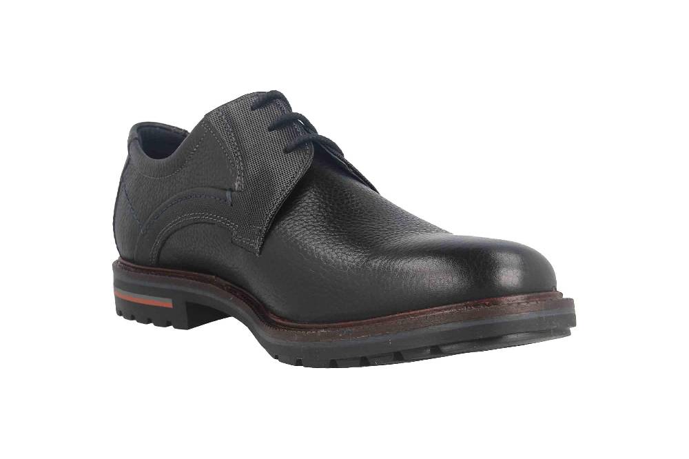 Sioux Dilip-707-H Halbschuhe In Übergrößen Schwarz 38401 Große Herrenschuhe