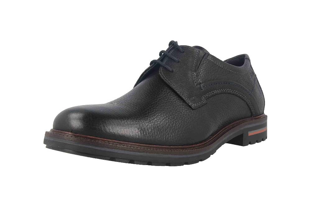 Sioux Dilip-707-H Halbschuhe In Übergrößen Schwarz 38401 Große Herrenschuhe