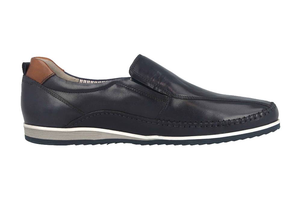 Sioux Hajoko-700 Slipper In Übergrößen Blau 36451 Große Herrenschuhe