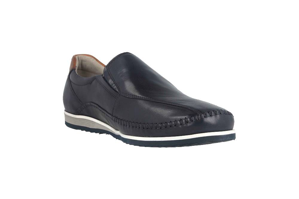 Sioux Hajoko-700 Slipper In Übergrößen Blau 36451 Große Herrenschuhe