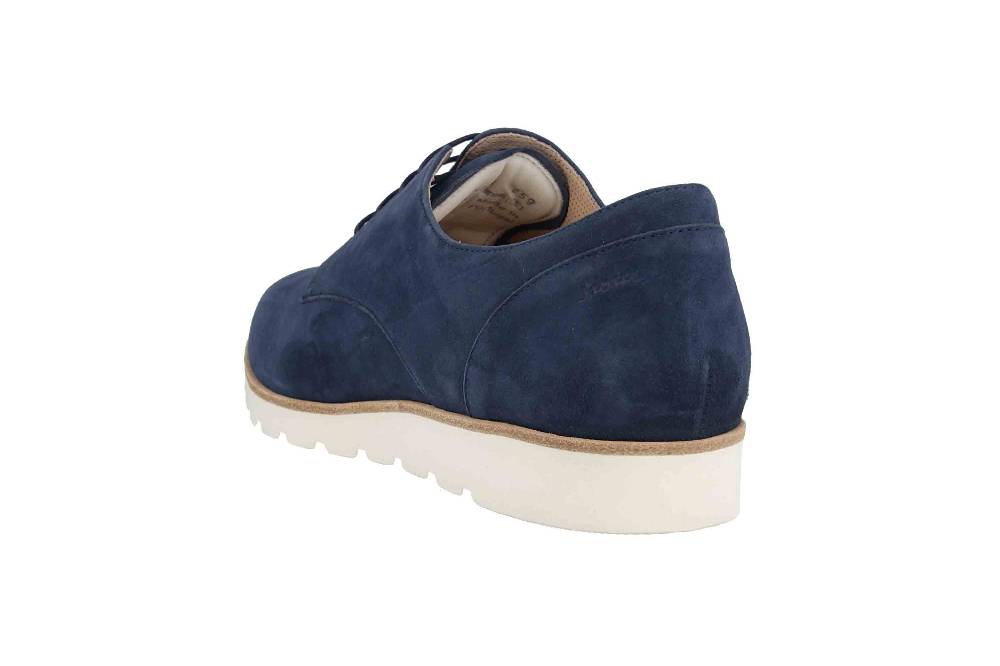 Sioux Meredith-700-XL Halbschuhe In Übergrößen Blau 63602 Große Damenschuhe