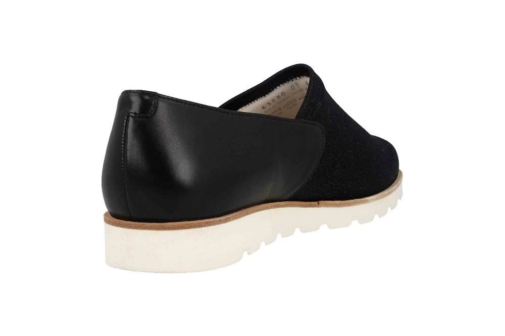 Sioux Meredith-705-XL Slipper In Übergrößen Schwarz 63580 Große Damenschuhe