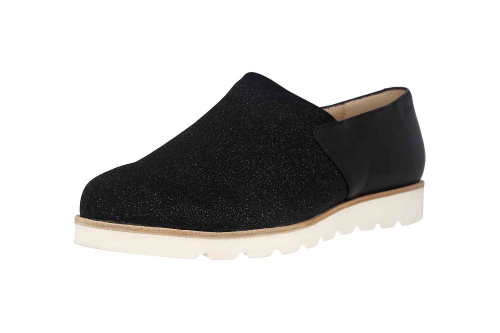 Sioux Meredith-705-XL Slipper In Übergrößen Schwarz 63580 Große Damenschuhe